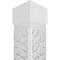 Ekena Millwork Craftsman Classic Square Non-Tapered Pueblo Fretwork Column w/ Standard Capital & Standard Base CC0809ENPBLCSCS - alternate 5